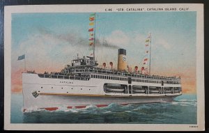 Vintage Postcard 1926 Steamer, Catalina, Catalina Island, California (CA)