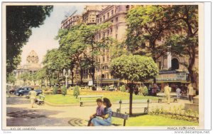 Rio De Janeiro , Praca Floriano , Brazil 40-50s