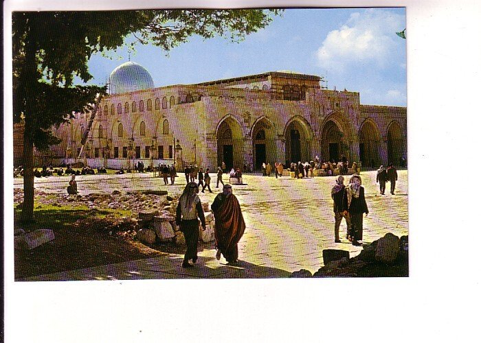 People Going to the Mosque of Aksa, Jerusalem, Israel