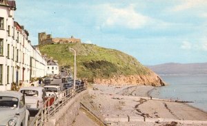 Mini Classic Car at Criccieth Scottish 1970s Postcard