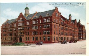 Vintage Postcard 1910s Horace Mann School & Teachers College Columbia Univ. N.Y.