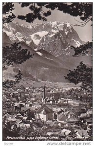 RP, Bird's Eye View, Partenkirchen Gegen Zugspitze (2964m), Bavaria, Germany,...