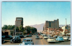 OGDEN, Utah UT ~ Street Scene WASHINGTON BOULEVARD 1950s Cars Postcard