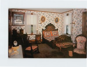 Postcard The Double Guest Room, Sagamore Hill, Long Island, Oyster Bay, New York