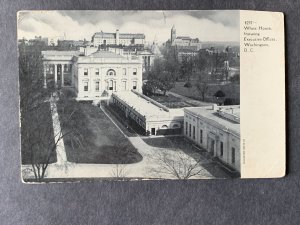 White House Executive Offices Washington DC Litho Postcard H2001083804