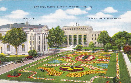 Mississippi Jackson City Hall Floral Gardens