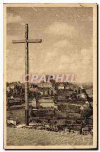 Postcard Old La Douce France Saint Flour Cantal The Cathedral and the ramparts