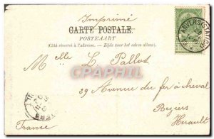 Old Postcard Antwerp Loos Monument and L & # 39Eglise Saint Joseph