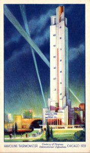 1933 Chicago World's Fair The Havoline Thermometer