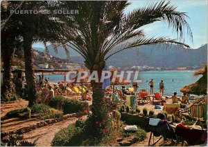 Postcard Modern Mallorca puerto de soller