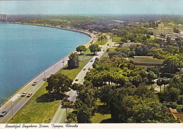 Florida Tampa Aerial View Of Bayshore Drive