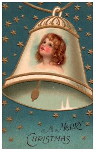 Christmas  Large Bell, Potrait Child
