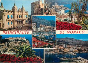 Europe Postcard Monte Carlo cote d Azur port multiview