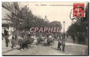 Paris Old Postcard Boulevard Bonne Nouvelle