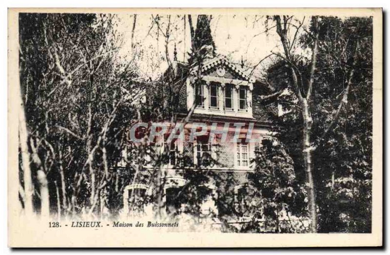 Old Postcard Lisieux House of buissonnets