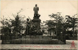 CPA AK INDOCHINA Tonkin Square et statue Jules Ferry VIETNAM (957730)