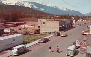 Haines Alaska Birds Eye View Alaska Highway Vintage Postcard J61500