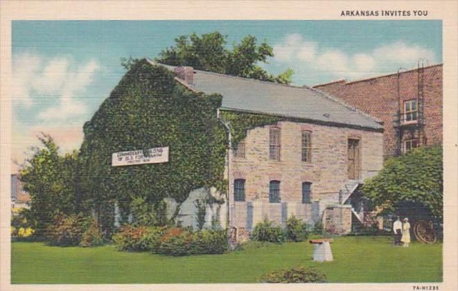 Arkansas Fort Smith Old Commissary Building Curteich