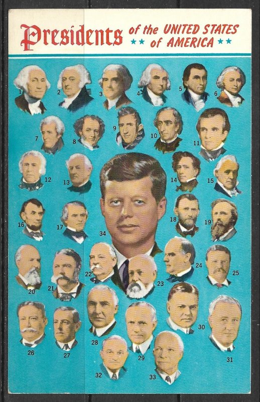 Presidents Of The USA - Washington To Kennedy - [MX-300]