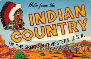 Indian Country Great Southwestern, USA Unused 