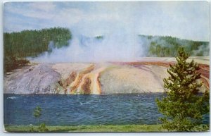 Postcard - Midway Geyser Basin, Yellowstone National Park - Wyoming