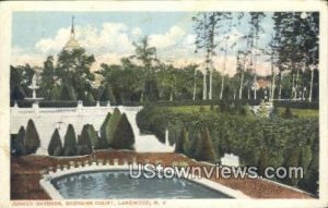 Sunken Gardens, Georgian Court in Lakewood, New Jersey