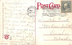 Portland Hotel & Post Office Portland, Oregon, USA 1910 