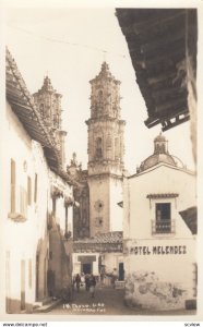 RP: TAXCO , Gro. , Mexico , 1930-40s ; Street at Hotel Melendez