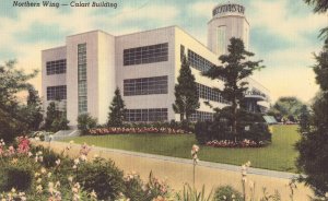 Northern Wing, Calart Building - Providence, Rhode Island Linen Postcard