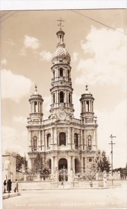 Mexico Aguascalientes San Antonio Church Real Photo