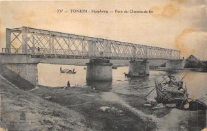 us7498 pont du chemin de fer tonkin haiphong vietnam