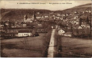 CPA CHAMBON-sur-VOUEIZE Vue Generale et Route d'Evaux (1143500)