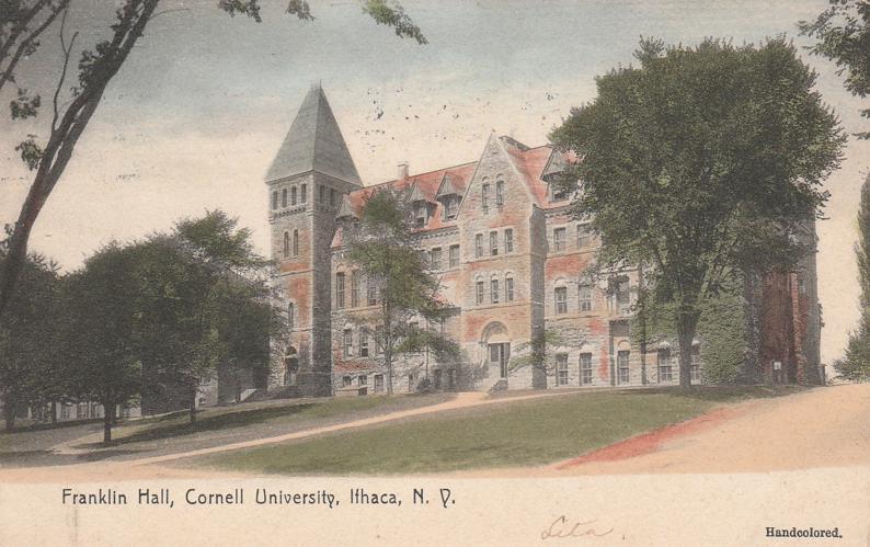 Franklin Hall - Cornell University - Ithaca New York pm 1908