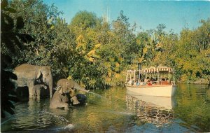 Amusement Disneyland Elephant Bathing Pool Anaheim California Postcard 20-13609