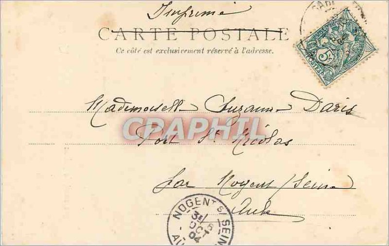 Postcard Old Balzac Monument Tours