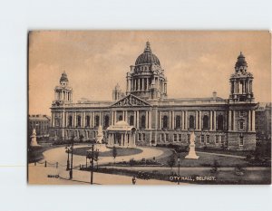 Postcard City Hall Belfast Northern Ireland