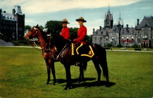 Canada Halifax Mounties On Horseback