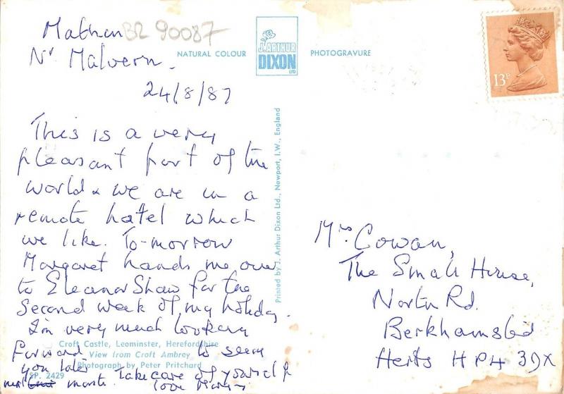 BR90087 croft castle leominster herefordshire uk