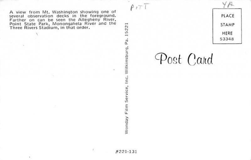 Allegheny River, Point State Park, Monongahela River, Three Rivers Stadium Pi...