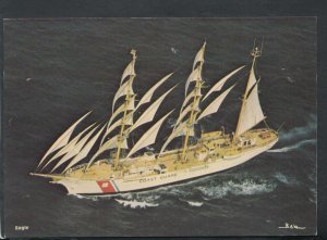 Shipping Postcard - Eagle, Built as The 'Horst Wessel', USA Coastguard RR6484