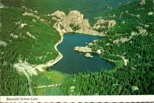 South Dakota Black Hills Aerial View Sylvan Lake