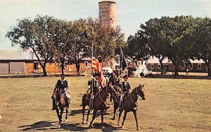 Seventh cavalry drill team on the parade ground Wallace Kansas  