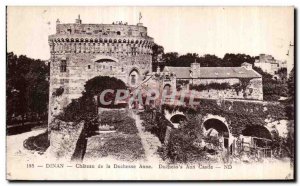 Postcard Old Dinan Duchess Chateau de la Duchesse Anne s Ann Castle