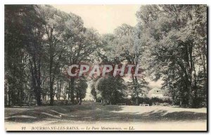 Old Postcard Bourbonne les Bains Parc Montmorency