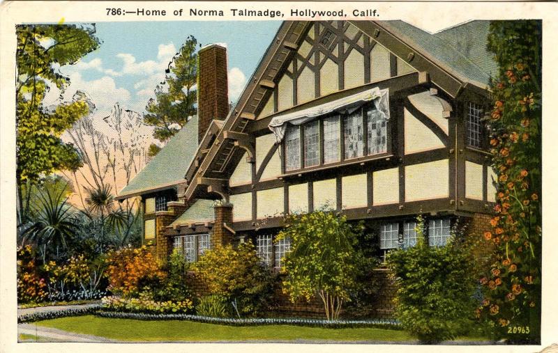 CA - Hollywood. Home of Norma Talmadge