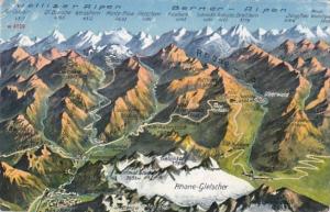 Switzerland Walliser Aplen und Berner Alpen 1949