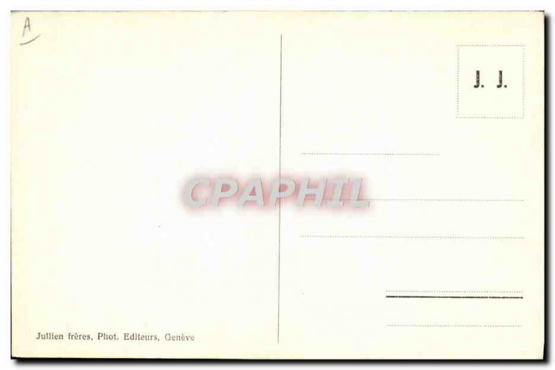 Old Postcard Chamonix Chevre not Bad