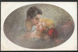 Romance Postcard - Loving Couple Scene - Rapimento   F613