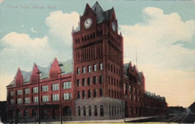 Michigan Detroit Union Railroad Depot