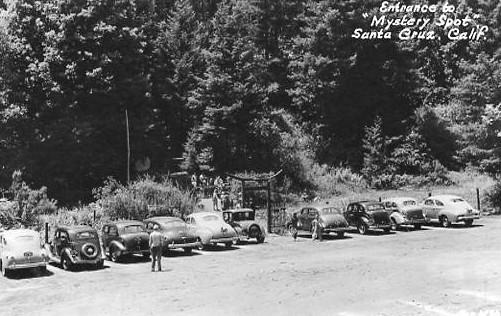 CA - Santa Cruz. Entrance to Mystery Spot    *RPPC